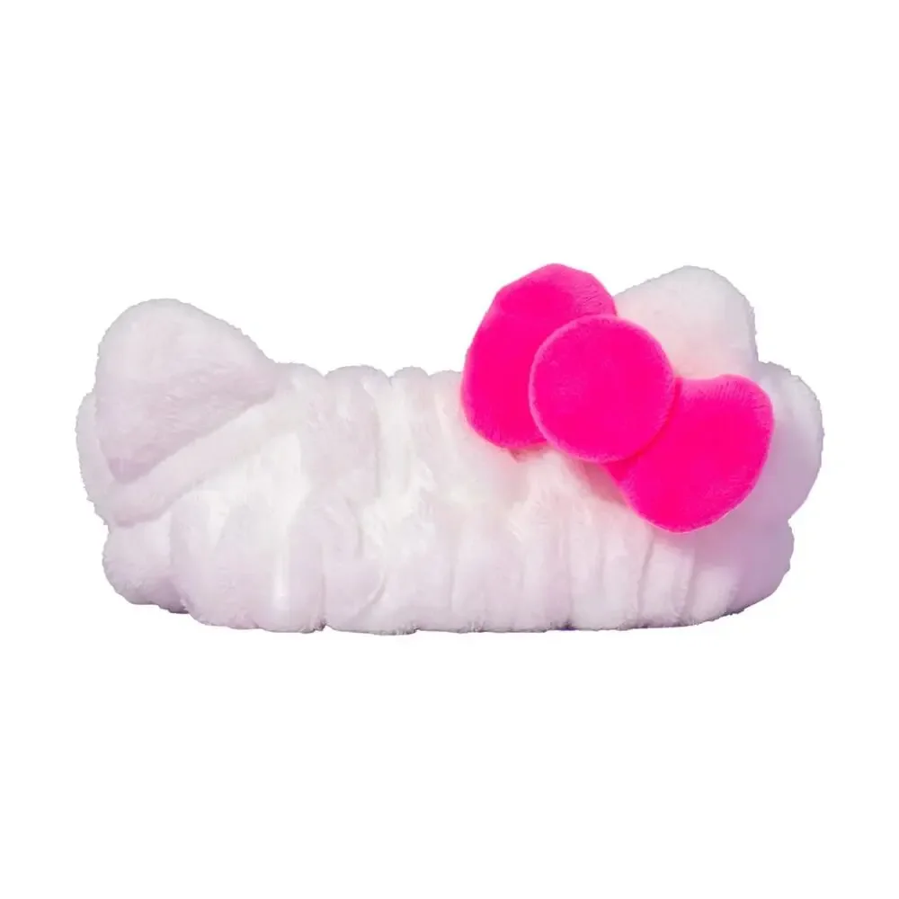 The Creme Shop x Hello Kitty Spa Headband Signature Perfect Pink Bow Plush